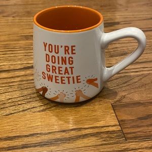 Coffee mug from target(received as a gift although I do not drink coffee)😅